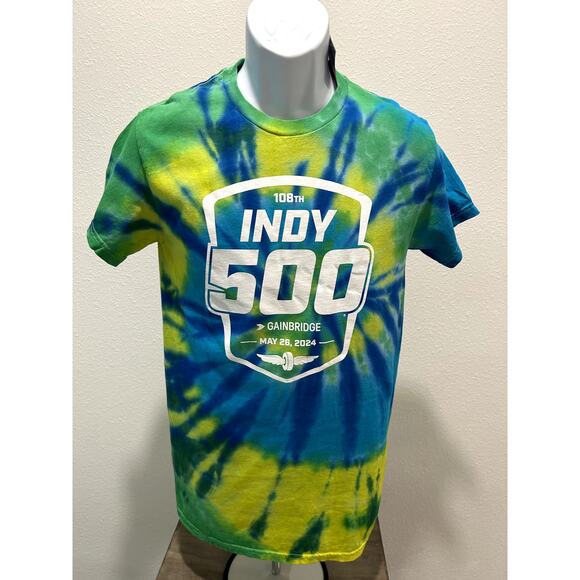 Indianapolis Mens T-Shirt Indy 500 Gainbridge Size Small IndyCar Racing Tee New - Picture 1 of 5